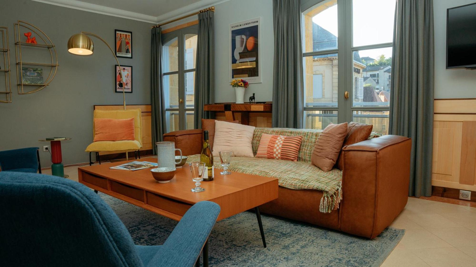 Superbe Appartement 132M2, Classe 5 Etoiles, Sarlat Centre Exterior foto